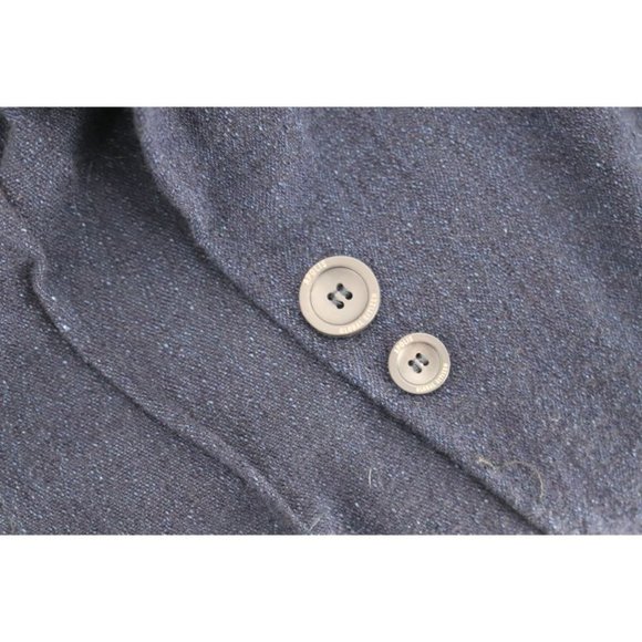 Apolis Global Citizen sport coat mens sz P three button indigo wool blend blazer - Picture 13 of 15